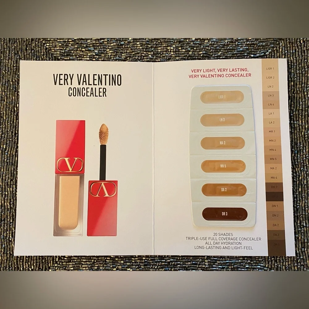 4️⃣ FOR 💲1️⃣5️⃣ VALENTINO Very Valentino 24 Hour Wear Hydrating Concealer